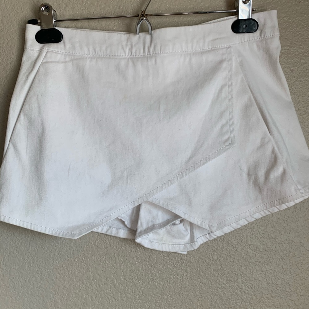 White Skort
